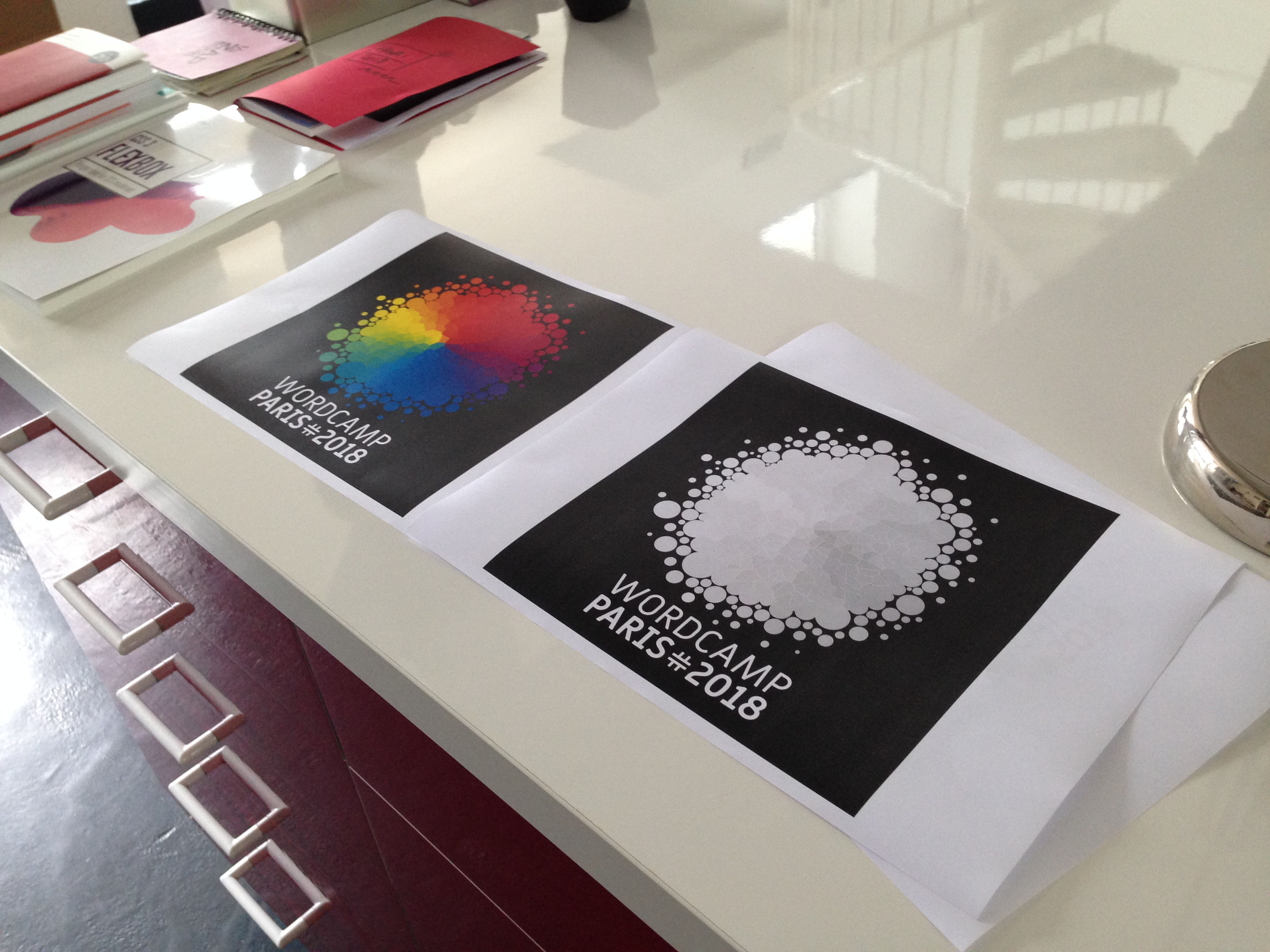 impression mosaïque logo wordcamp paris 2018
