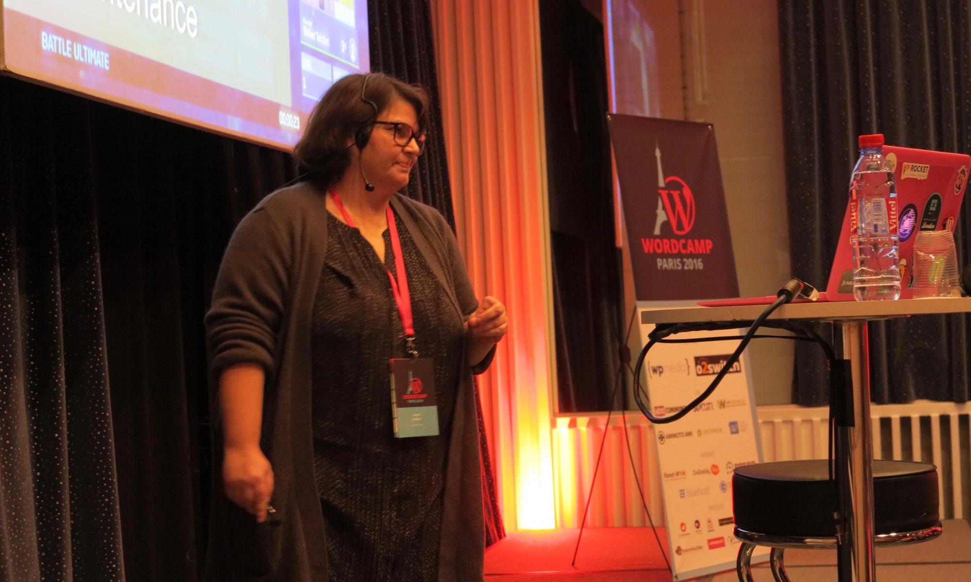 Emilie Lebrun, oratrice au WordCamp Paris 2016