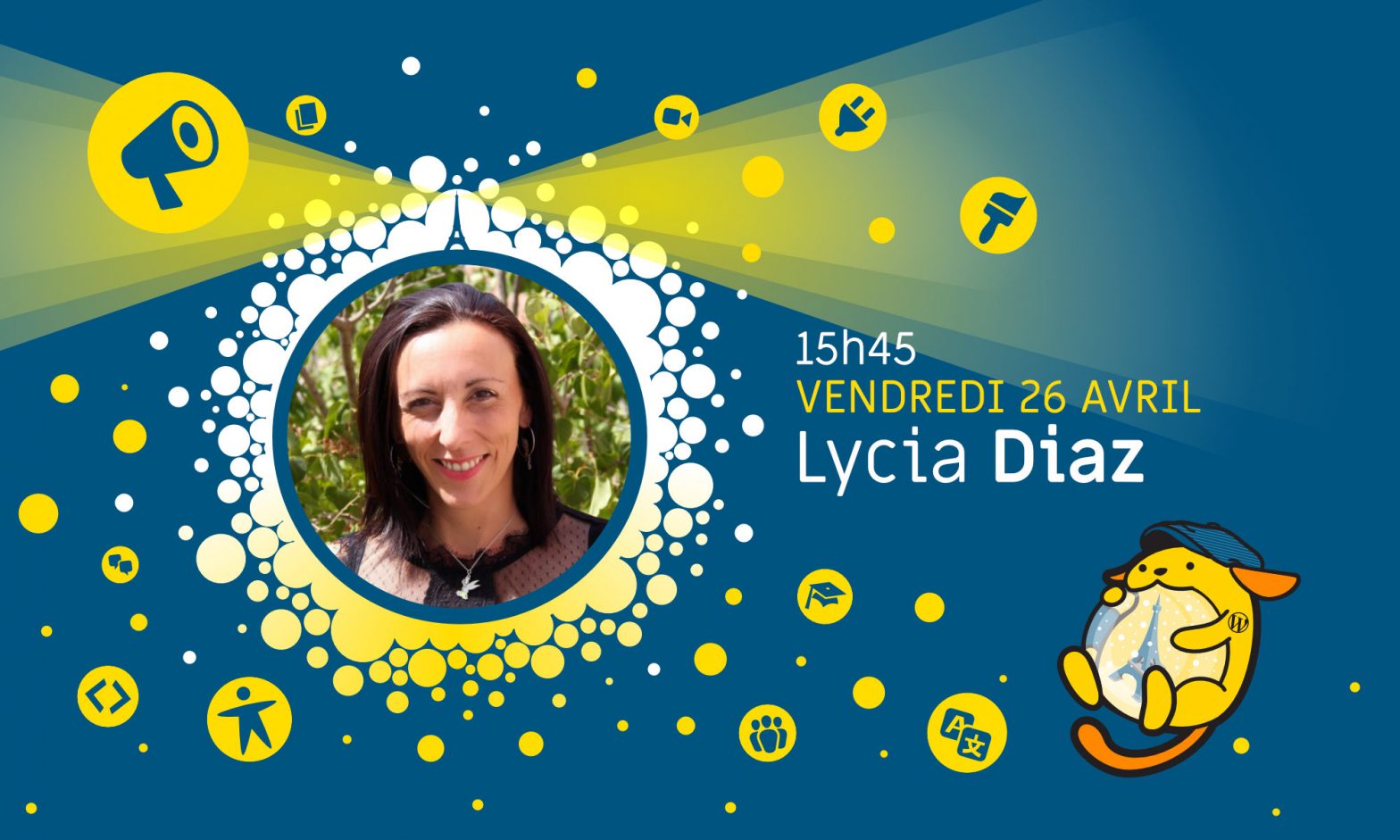 Lycia Diaz, oratrice du WordCamp Paris 2019