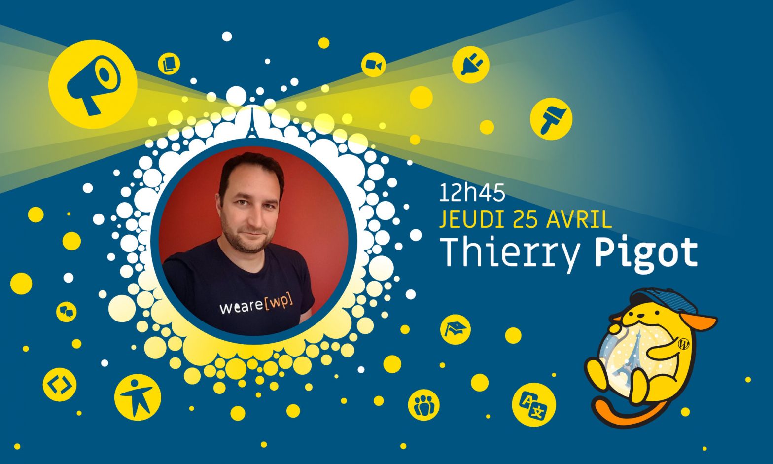 Thierry Pigot, orateur du WordCamp Paris 2019