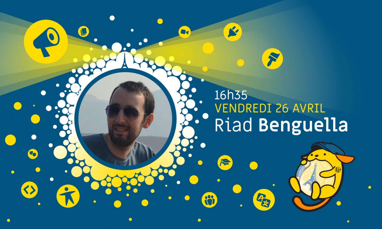 Riad Benguella, orateur du WordCamp Paris 2019