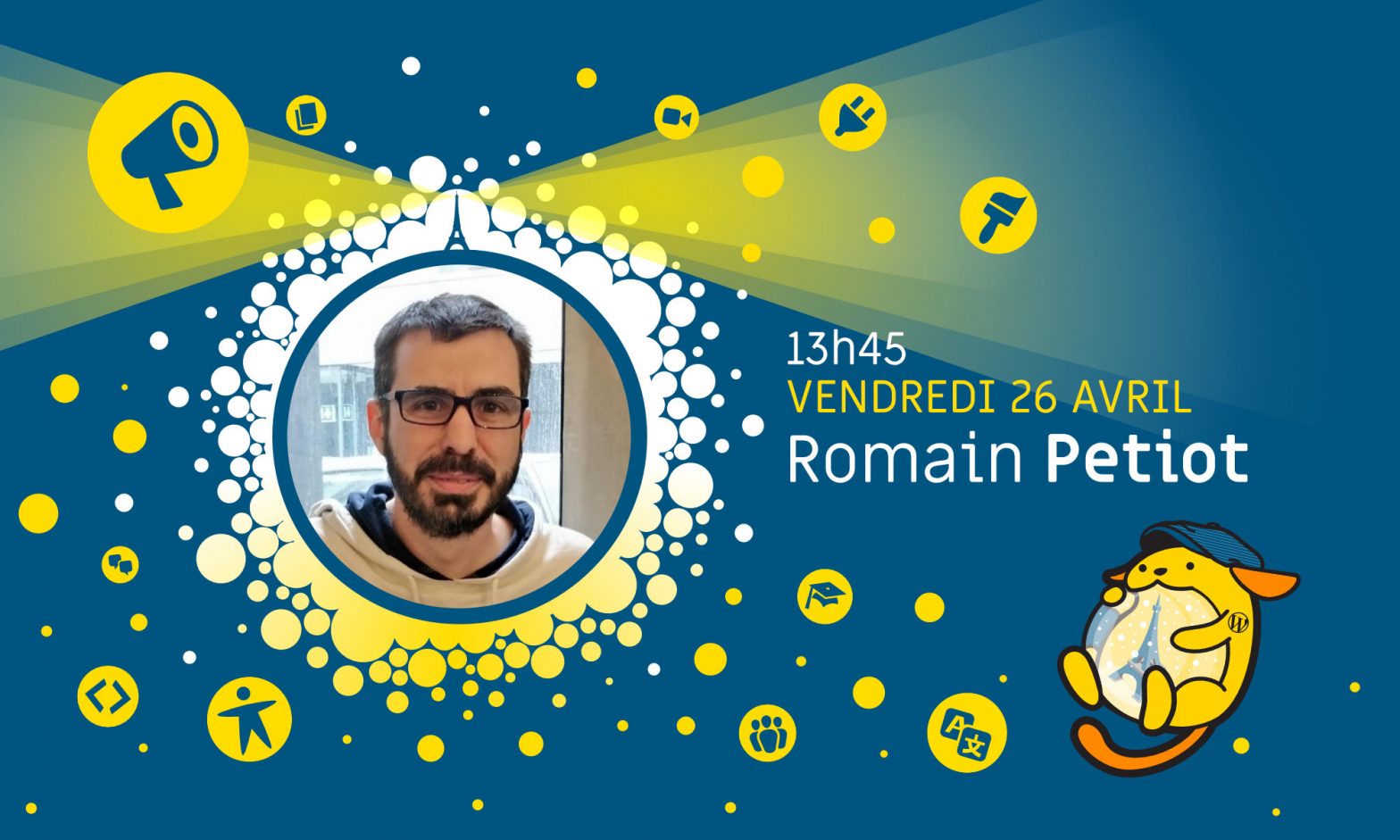 Romain Petiot, orateur du WordCamp Paris 2019