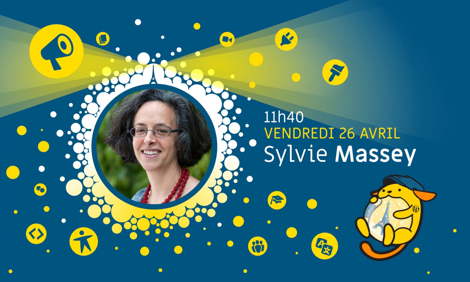 Sylvie Massey, oratrice du WordCamp Paris 2019