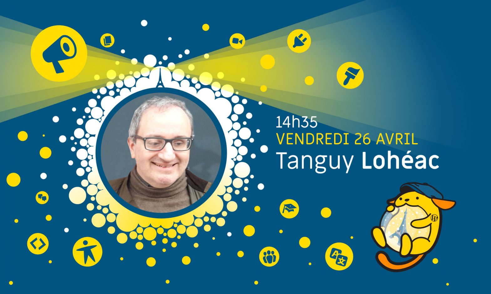Tanguy Lohéac, orateur du WordCamp Paris 2019